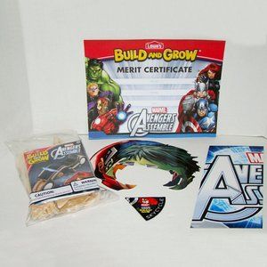Lowe's Build and Grow Avengers BLACK WIDOW SKY CYCLE Kit Patch Display & Mask